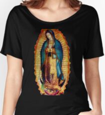 Our Lady of Guadalupe Tilma Replica Relaxed Fit T-Shirt
