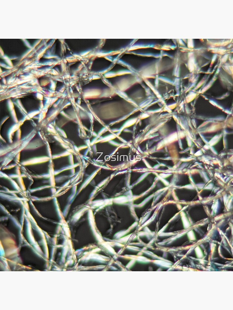 "Cotton fibers under the microscope" Throw Pillow by Zosimus Redbubble