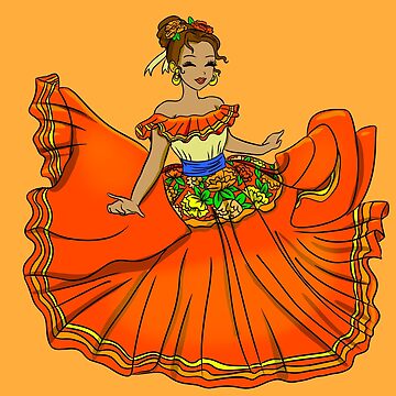 mexican dance dress