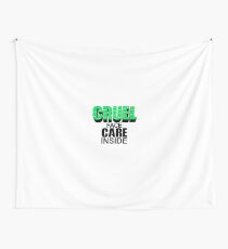 CRUEL FACE CARE INSIDE Wall Tapestry