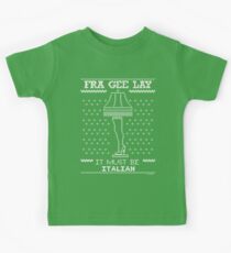 A Christmas Story, Fragile - It must be Italian Kids Tee