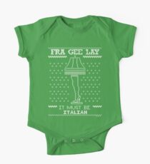 A Christmas Story, Fragile - It must be Italian One Piece - Short Sleeve