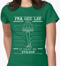 A Christmas Story, Fragile - It must be Italian Women's Fitted T-Shirt