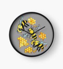 Born to Bee Wild Clock