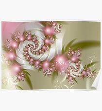 Pearls and Ribbons Poster