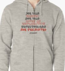 She Persisted Zipped Hoodie