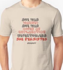 She Persisted Unisex T-Shirt