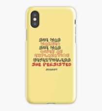 She Persisted iPhone Case