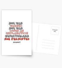 She Persisted Postcards