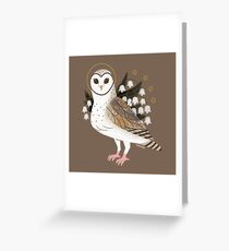 Familiar - Barn Owl Greeting Card