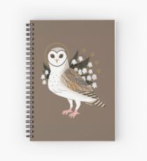 Familiar - Barn Owl Spiral Notebook