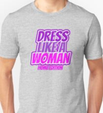 DRESS wie eine Frau #DRESSLIKEAWOMAN Slim Fit T-Shirt