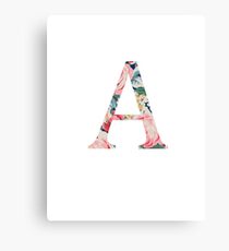 A/Alpha Canvas Print