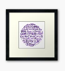 Are you ready...? Framed Print