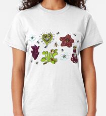 Insectivorous plants - scattered Classic T-Shirt