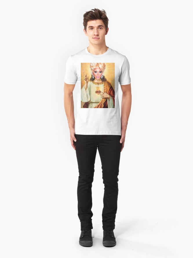 Alternate view of Drag Jesus Slim Fit T-Shirt