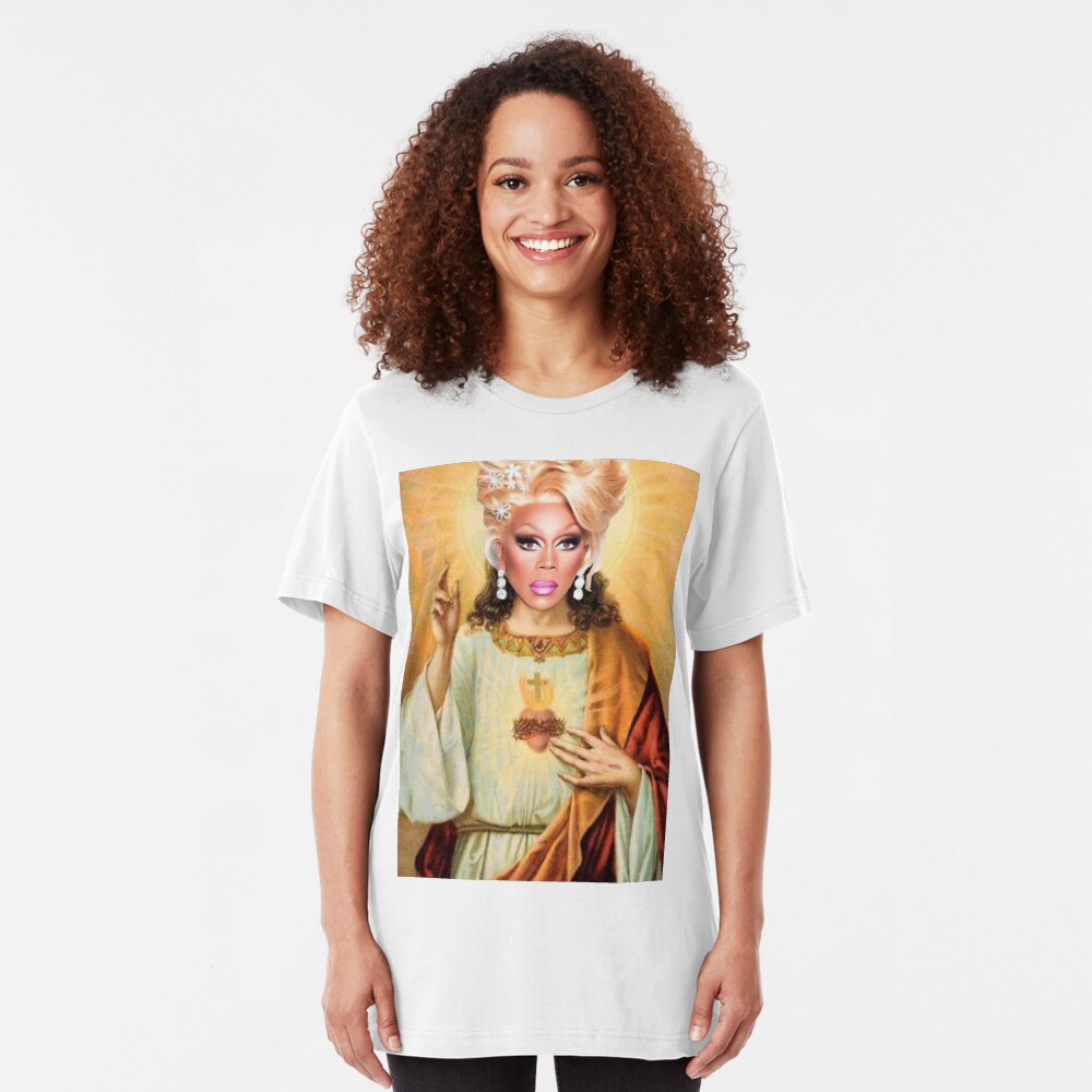 Drag Jesus Slim Fit T-Shirt