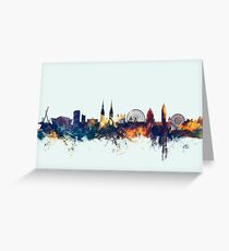 Belfast Northern Ireland Skyline Greeting Card