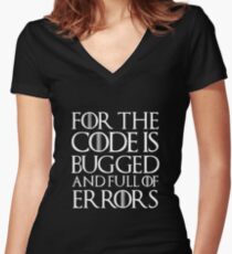 game of thrones Women's Fitted V-Neck T-Shirt
