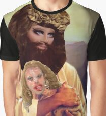 Drag Jesus Trixie with a Katya Lamb Graphic T-Shirt