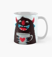 Demon with cup Mug