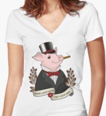 Napoleon Women's Fitted V-Neck T-Shirt