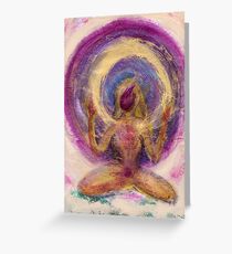 Abstract Enlightened Female Greeting Card
