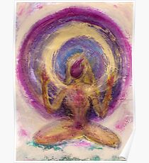 Abstract Enlightened Female Poster