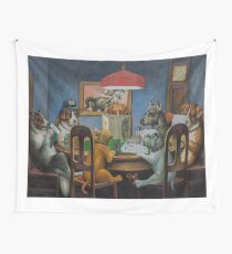 Dogs Playing D&D Wall Tapestry