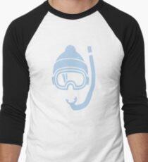 Snorkel deep powder snow Men's Baseball ¾ T-Shirt