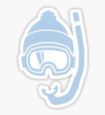 Snorkel deep powder snow Sticker