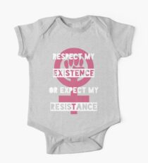 Resistance is feminine One Piece - Short Sleeve
