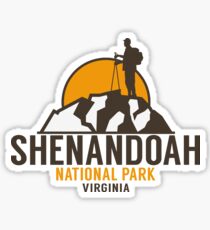 SHENANDOAH NATIONAL PARK VIRGINIA HIKING HIKER HIKE MOUNTAINS Sticker