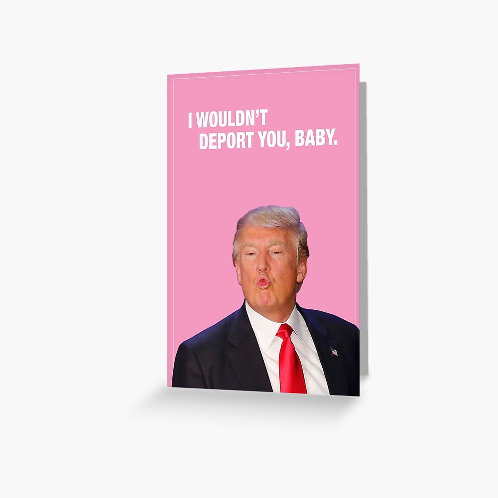 valentines day card i wont deport you