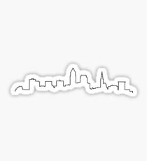 Cleveland, OH City Skyline Sticker