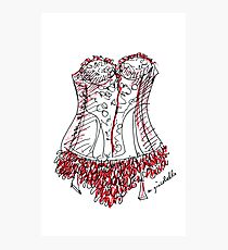 Corset Photographic Print