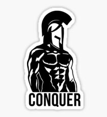 Spartan Conquer Sticker
