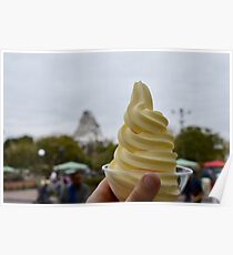 Dole Whip with Matterhorn Background Poster