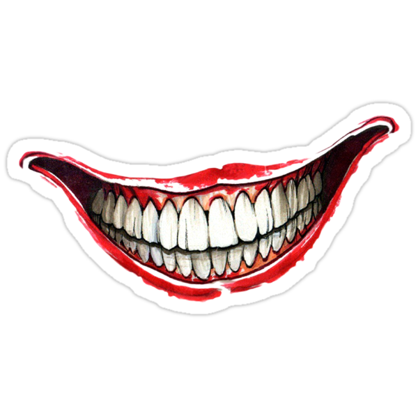 quot bloody smile quot stickers by velvetvelour redbubble quot bloody smile quot stickers by velvetvelour redbubble