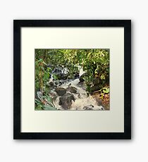 Cascade Framed Print