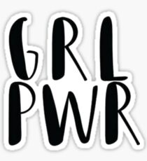 GRL PWR Sticker
