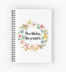 She was warned Spiral Notebook