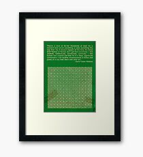 David Foster Wallace Framed Print