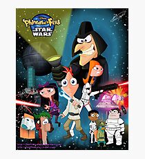 Phineas and Ferb, Star Wars Photographic Print