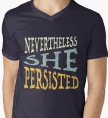 Nevertheless She Persisted Men's V-Neck T-Shirt