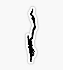 Lake George Silhouette Sticker