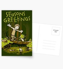 Training We Are - Seasons Greetings card Postcards