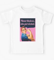 Trotzdem blieb sie Elizabeth Warren Kinder T-Shirt