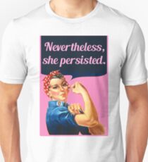 Nevertheless She Persisted Elizabeth Warren Unisex T-Shirt