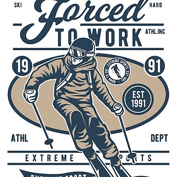 T-shirt Bambino Born To Ski Skier Evolution Sc